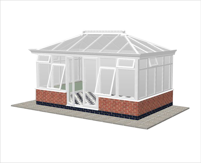 Capella Orangery Double Hipped Conservatory